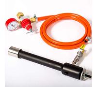 DEVIL-FORGE Bruciatore a gas modello DFP (80.000 BTU), valvola a sfera, strozzatore dell'aria, per Fornace, Fucina a Gas Propano, Fabbri, Raffinerie, Fabbricazione di Coltelli, Lavori di forgiatura