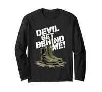 Devil Get Behind Me - Stivali da Combattimento Maglia a Manica