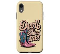 Devil Get Behind Me/stivali da cowboy Custodia per iPhone XR