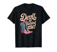 Devil Get Behind Me/Stivali da Cowboy Maglietta