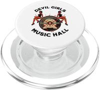 Devil PinUp Girl 1950's Rock Roll Rockabilly Uomo Donna PopSockets PopGrip per MagSafe