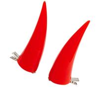 Devil Power Fermaglio per capelli anni 2000 Trend Side Clip Horn Anime Power Halloween Cosplay Hairstyling Photo Props