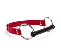 Devil Sticks Soft Lamb Leather Silicone Mouth Piece Red