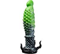 Devil Tentacle Fantasy Dildo - Plug anale in silicone liquido con forte ventosa per stimolazione del punto G per uomini e donne, giocattolo sessuale impermeabile, vibratore unisex (A107XS-LH)