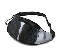 Devil Wings - casual unisex con tasche regolabili con cerniera, cintura, borse sportive, borsa da corsa, per tenersi in forma con l'esercizio, jogging, escursionismo, pettorale, allenamento