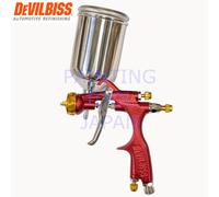 Devilbiss DEMI2-DL8-08-G 0,8mm LIMITED Red LVMP piccola pistola a spruzzo rip...