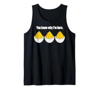 Deviled Eggs You Know Why Im Here Thanksgiving Men Women Kid Canotta