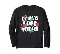 Devils Gioco Oggi Carino Demon Gamer Anime Maglia a Manica
