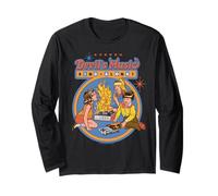 Devil's Music Sing-Along Retro Vintage Funny Adult Humor Maglia a Manica