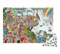 Devil's Throat delirium delle cascate di Iguazu Puzzle in Legno Impermeabile DIY Puzzles Da 1000 Pezzi Per Adulti Sfidanti E Rompicapo Giochi Educativi