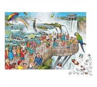 Devil's Throat delirium delle cascate di Iguazu Puzzle in Legno Impermeabile DIY Puzzles Da 1000 Pezzi Regali Per Adulti Sfidanti E Rompicapo Giochi Educativi