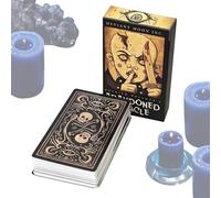 DEVINATH CARD DECK, 52 pezzi Game Oracle per rituali curativi, cercatori spirituali con intuizione di orientamento quotidiana, pratica intuitiva delle carte per adolescenti adulti per bambini meditazi