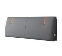 DEVINK Copritestata Cuscino Cuscino Copritestata Letto Fodera Corta in Peluche Schienale Letto in Legno/Ferro Protezione Antipolvere con Fodera Rimovibile(70.8 inches/180cm,Grey)