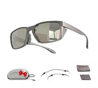 Devinuman Fishing Glasses, Aquavision Fishing Retro Polarised Sunglasses, Protection Trendy Round Sunglasses, For Men Women (Xl04)