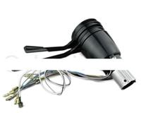 Devio Luci Colore Nero con Leve in Plastica Compatibile con Fiat 500 L, 500 R e 500 Giardiniera dal 1968 Epoca