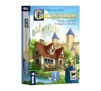 Devir - Carcassonne: locande e cattedrali | Espansione del gioco da tavolo strategico, piastrelle, pedine e nuove regole per un massimo di 6 giocatori (BGCARPCPS)