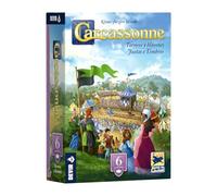 Devir Carcassonne: Tornei e Blasoni - Espansione del gioco da tavolo classico, Strategia, Posa di piastrelle, Concorso e Premi per 2-6 Giocatori (BGCARTBPS)