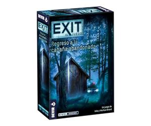 Devir - Exit: Ritorno della Capanna Abbandonata, Gioco da tavolo in spagnolo, gioco da tavolo con gli amici, fuga room, giochi misteri, gioco da tavolo per adulti (BGEXIT21SP)