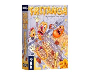 DEVIR Fritanga - Gioco di Carte Strategico e Caotico Ambientato in una Friggitrice, Modalità Competitiva, Cooperativa e a Squadre, 3-7 Giocatori, Edizione Multilingua IT EN ES PT CAT