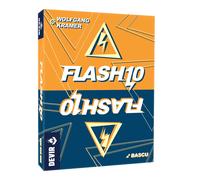 DEVIR Pocket: Flash 10 - Gioco di Carte Veloce in Tempo Reale, Ordina i Numeri Più Rapidamente degli Avversari, 2-5 Giocatori, Edizione Multilingua IT EN ES PT CAT