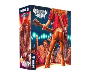 Devir - Rock Hard: gioco da tavolo 1977, gioco di strategia per l'industria musicale con posizionamento dei lavoratori, gioco di simulazione rock band per adolescenti e adulti, età 16+, 2-5 giocatori