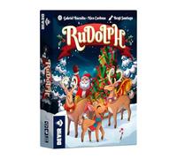 Devir Rudolph - Gioco di carte per famiglia a tema natalizio | Gioco veloce e divertente per 2 a 6 giocatori, da 8 anni | Edizione Pocket Strategy and Speed (BGRUDOML)