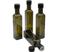 Devitre 4 bottiglie di olio da 250 ml con beccuccio ed etichette