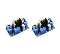 DEVMO 2PCS LM317 Convertitore DC-DC Buck Step-Down Modulo Circuit Board Regolatore lineare Regolatore di tensione regolabile Alimentazione