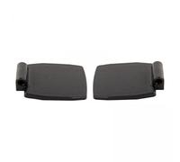 DEVNWIGMO 2x 2 Pezzi Poggiapiedi Carrozzina Piastra Alluminio Pedana Metallo Plastica Facile Installazione Struttura Resistente Adatta a Anziani Ospedali Casa