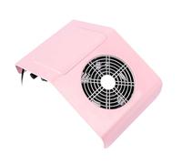DEVNWIGMO Aspiratore Polvere Unghie Macchina Aspirapolvere Ventilatore Manicure Elettrico con Filtro Materiale PP Adatto per Salone Bellezza Casa, ROSA