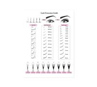 DEVNWIGMO Ciglia Decorazione Della Parete Guida per L'estensione Delle Ciglia Strumento di Visualizzazione Delle Ciglia 30x40 Cm Lahses Falso Donne Saloni D, Manifesto C