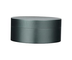 DEVNWIGMO Contenitore Portapillole Contenitore Portapillole in Alluminio Mini Barattoli Contenitore Portaoggetti Resistente All'acqua Portapillole Da Viaggio Po, Grigio acciaio 5cm