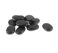 DEVNWIGMO Hot Stone For Premium Set Rocks Spa Essential Kit Relax Black Stone (Essential Set 8pcs), Set 12 pezzi