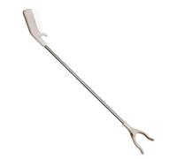 DEVNWIGMO Pinza Raccogli Rifiuti Bastone Allungabile Ergonomico con Gancio Appendiabiti Multifunzionale Acciaio Inox PP Adatto a Casa Giardino Parchi Ufficio, 80 Cm