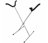 DEVNWIGMO Supporto Espositivo in Alluminio Staffa Modelli Pieghevole Struttura X Imbottitura Antigraffio Leggera Adatto per Officina Deposito Collezione, Argento