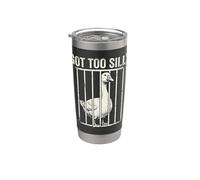 Devo andare a Silly Goose Bicchiere termico in acciaio inox doppia parete