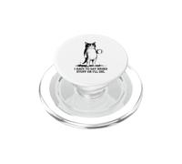 Devo dire cose strane o morire gatto amante del caffè umorismo PopSockets PopGrip per MagSafe