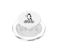 Devo dire cose strane o morire gatto amante del caffè umorismo PopSockets PopGrip per MagSafe
