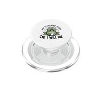 Devo dire cose strane o morirò ansioso caffè rana PopSockets PopGrip per MagSafe