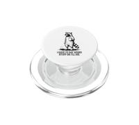Devo dire cose strane o morirò caffè amante del procione PopSockets PopGrip per MagSafe