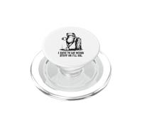 Devo dire cose strane o morirò Funny Frog Coffee PopSockets PopGrip per MagSafe