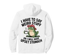 Devo Dire Cose strane Strana Rana Che Dice “Amore del caffè” Felpa con Cappuccio