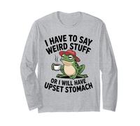 Devo Dire Cose strane Strana Rana Che Dice “Amore del caffè” Maglia a Manica