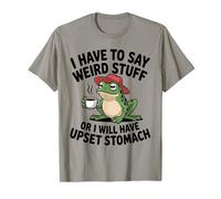 Devo Dire Cose strane Strana Rana Che Dice “Amore del caffè” Maglietta