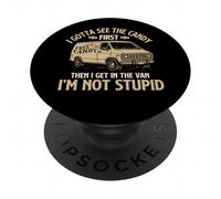 Devo vedere la caramella prima - spettrale raccapricciante umorismo di Halloween PopSockets PopGrip Adesivo