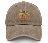 Devo Vedere Prima i dolciumi. Cappello da Uomo Vintage in Rete I'mStupid per L'Estate