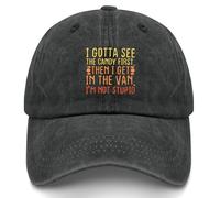 Devo Vedere Prima i dolciumi. Cappello da Uomo Vintage in Rete I'mStupid per L'Estate