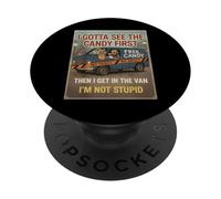 Devo vedere prima le caramelle, non sono stupido divertente dire PopSockets PopGrip Adesivo