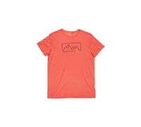 Maglietta da uomo Devold Active "Outline" Tee Man Taglia: L / Colore: rosso/arancio