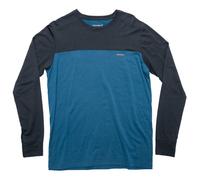 Devold - Classic Linear L/S - Maglia merino L blu